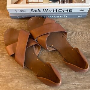 Madewell Brown Leather Sandals